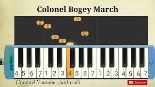 Colonel Bogey March  americam folk song  melodikaeasy [upl. by Gillan875]