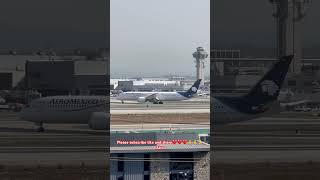 Aeromexico laxplanespotting losangelesairport airplane laxlife hola kumustas [upl. by Lehcor]