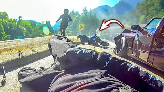 BIKERS WORST NIGHTMARE  EPIC amp CRAZY MOTORCYCLE MOMENTS 2024 32 [upl. by Bastian913]