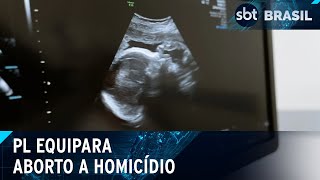 PL que equipara aborto a homicídio pode punir vítimas mais que estupradores  SBT Brasil 130624 [upl. by Rfinnej657]