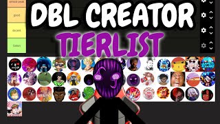 An quotInterestingquot DBL Creator Tierlist [upl. by Gabrielli827]