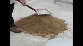 Making Lime Mortar 2 of 3 [upl. by Ahsiatal]