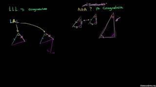 Outros postulados de congruência de triângulos  Khan Academy em Português 7º ano [upl. by Uhthna]