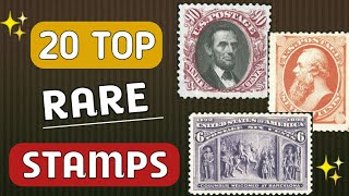 US Stamps Worth Lot of Money  Most Expensive amp Rare American Postage Stamps [upl. by Hume40]