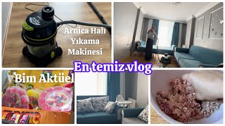 BAŞTAN SONA TEMİZLİK VLOG 🧼 [upl. by Ayikahs738]