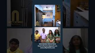 3 BHK Interior Design Reviews  Mr Ravindra Provident Kenworth Hyderabad [upl. by Yentuoc848]