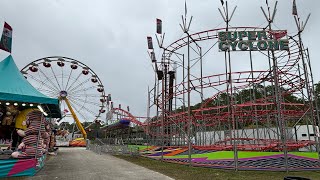 Volusia County Fair Deland Florida Nov 10th 2024 Rainy Day Wade Shows fair carnival S5E4 [upl. by Nessim]