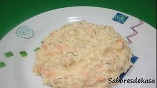 Risotto de salmón ahumado [upl. by Oalsinatse78]