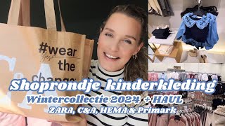 SHOPRONDJE ZARA CampA HEMA amp PRIMARK  KINDERKLEDING WINTERCOLLECTIE 2024  Kids haul  Zeg maar Fem [upl. by Barram177]