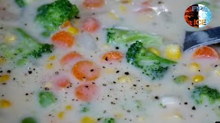 easy broccoli recipe  how to cook broccoli  broccoli soup recipe  tamil  fire and ice [upl. by Neve]