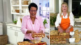 Leonettis 6 12oz Gourmet Stuffed Pretzel Dough Stromboli on QVC [upl. by Winther853]