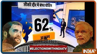 Lok Sabha election 2019 Watch how top Lok Sabha constituencies fared in voter turnout till 3 pm [upl. by Easlehc]