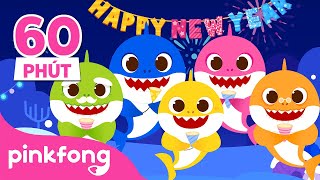 Chúc mừng năm mới 💖 Happy New Year  Tuyển tập  Cá Mập Con Baby Shark Pinkfong  Nhạc thiếu nhi [upl. by Oretos]