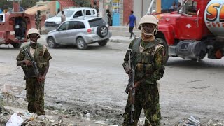 Kenyan Police patrol Haitian Capital [upl. by Tegan]