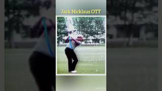 Jack Nicklaus demonstrating the inside and over the top swing goat golf ott miracleswing [upl. by Shawna]