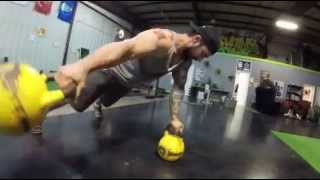 Advanced Kettlebell Swings  Planking Lateral Plane [upl. by Ahsahtan]