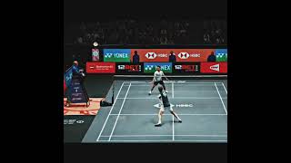 badminton badmintonlovers badmintonhighlights rally [upl. by Nalo383]