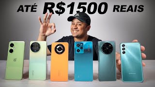 Melhores CELULARES para comprar até R1500 em 2024 [upl. by Attenohs217]