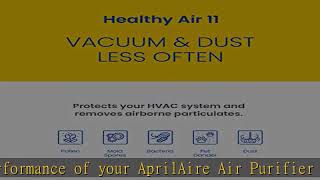 AprilAire 210 Replacement Filter for AprilAire Whole House Air Purifiers  MERV 11 Clean Air amp Dus [upl. by Yerocaj]