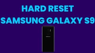 2024  Desbloqueo de pin contraseña o patrón Samsung galaxy s9  New hard reset Samsung galaxy s9 [upl. by Handy]