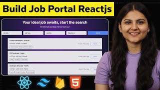 Build a Job Portal Website ReactJs Tailwind CSS amp Firebase [upl. by Nancey889]