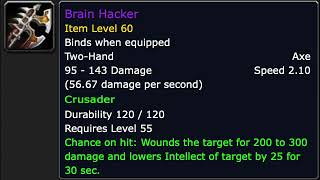 World of Warcraft Weapon Skill Leveling [upl. by Teague209]