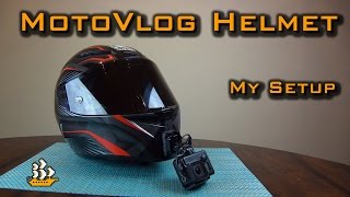 MotoVlogger Helmet Setup  Dutchman Tinkering [upl. by Scrope353]