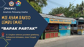 PKKWU Analisis Peluang Usaha  Mie ayam bakso lembu emas [upl. by Notnats110]