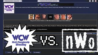 TEW Series  WCW 1994  Episode 48 The nWo invasion is off and running [upl. by Arodaeht837]