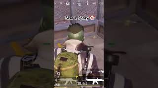 Scar L spray thesilentkiller912 shortsfeed bgmi pubgm pubgmobile gaming battleroyalegame [upl. by Atimad]