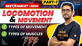 Locomotion and Movement 01  Types of Muscles  Types Of Movement  Class 11  NEETEAMCET 2024 [upl. by Akim19]