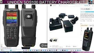 UNIDEN SDS100 BATTERY CHARGER KIT [upl. by Muirhead]