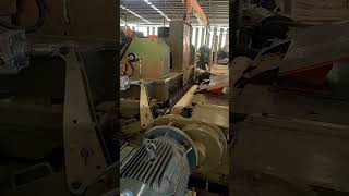 Plywood veneer peeling machine 20 mm Jabon Sengon EucalyptusRubber [upl. by Sacken]