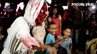 Full Pocong viral joged dj iku iku paling heboh bersama bocil bocil Alun alun Puspawangi Indramayu [upl. by Gatian]