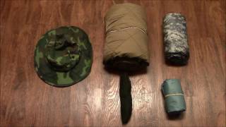 Bugout bag Sleep system  Rain gear VR 6 Step One Survival Bugout  INCH bag challenge [upl. by Veronika]