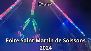 Extazy Offride journuit  Foire Saint Martin de Soissons 2024 [upl. by Fran]