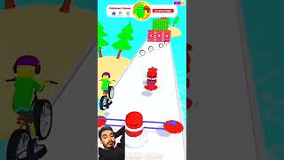 Bicycle run game  shorts gaming oddmankinggames gameplay shortgame youtubeshorts ytshorts [upl. by Elrebma]