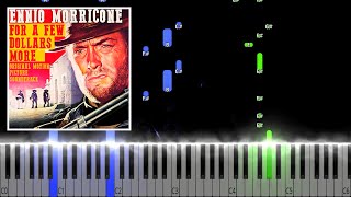 Ennio Morricone  For A Few Dollars More Piano Tutorial [upl. by Enilrem]