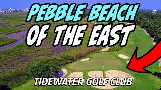 AVERAGE GOLFER vs PEBBLE BEACH of the EAST Tidewater Golf Club Course Vlog [upl. by Preston]