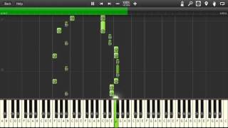 Cave Story  Balrogs Theme Piano Tutorial Synthesia [upl. by Llenrag]