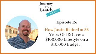 How Justin Retired at 33 Years Old amp Lives a 100000 Lifestyle on a 40000 Budget [upl. by Fronniah]