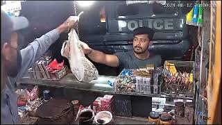 Karachi Police Dacoity Incident GulshaneIqbal Robbery Caught on CCTV [upl. by Ycnahc]