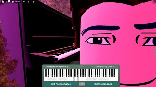 10 Years Ago  FKJ  Roblox Piano [upl. by Annaeerb265]