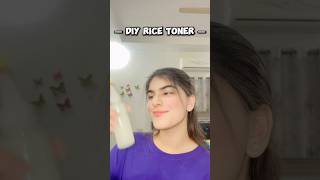 Diy rice toner at home noorfatima reels trend viral remedy herbalremedy homeremedy natural [upl. by Lahcim554]