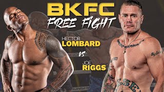 Crazy Ending Hector Lombard vs Joe Riggs  BKFC 18 [upl. by Beach]