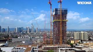 WICONA  Metamorphosis of a landmark – the Henninger Turm in Frankfurt [upl. by Eeliram]