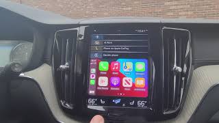 Volvo How To Connect Apple CarPlay amp Android Auto [upl. by Nohshan394]