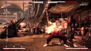 Mortal Kombat X  Liu Kang Flame Fist  Shaolin Flame to Windmill Punch [upl. by Yahiya391]