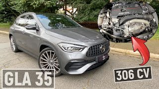 MERCEDESAMG GLA 35 o SUV compacto com 306 cv e tração integral [upl. by Trust814]