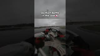 AWESOME GO KART WET BATTLE🚀 motorsport racing karting [upl. by Nwahsear]